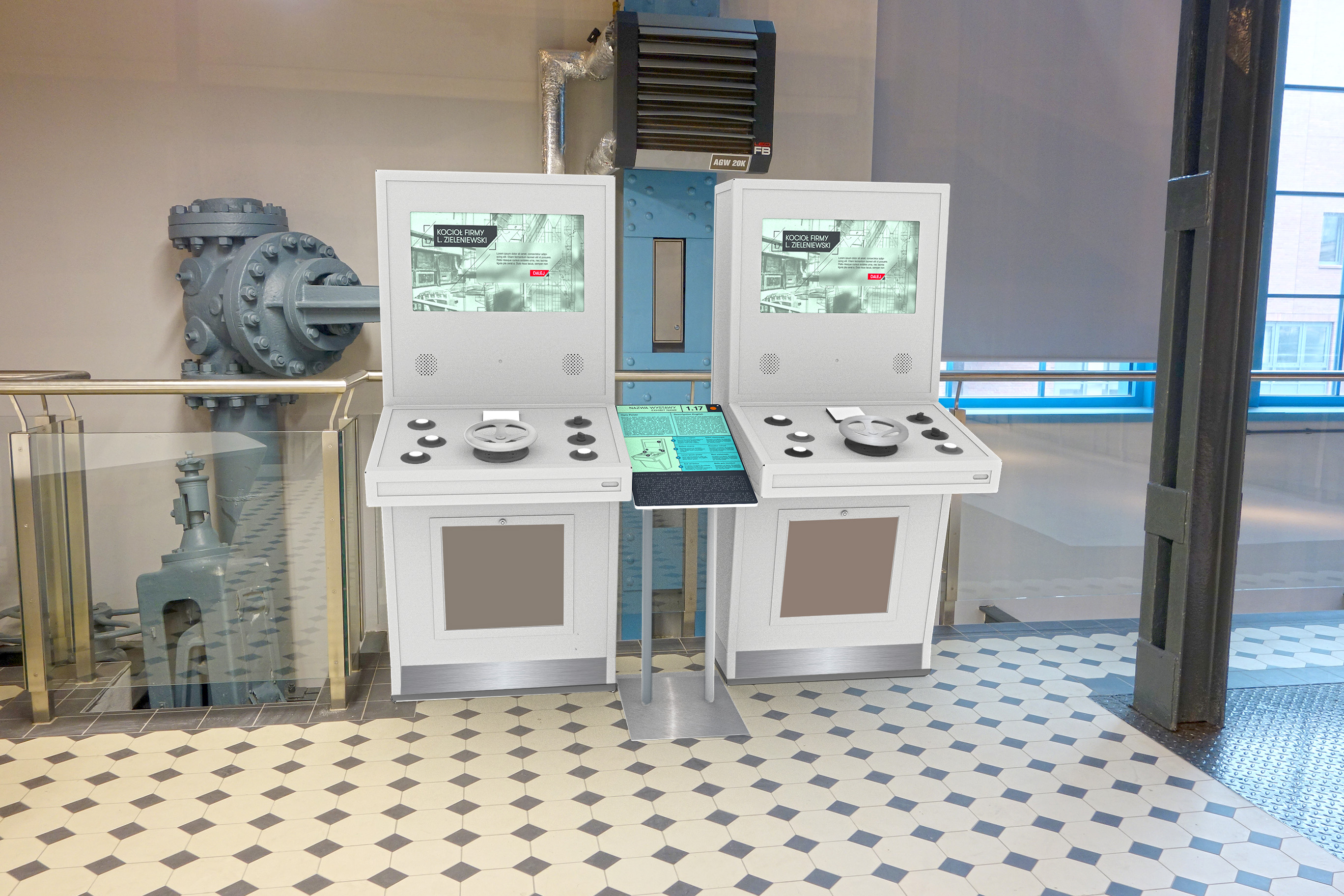 Visualisation of equipment in Science Center